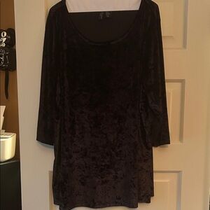 Cynthia Rowley crush velvet top